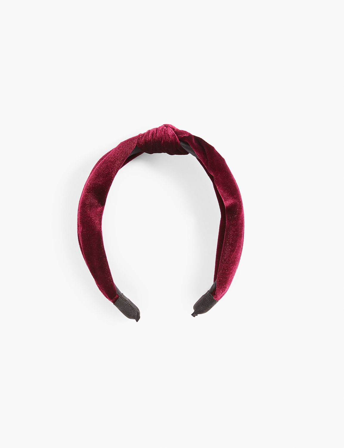VELOUR KNOT HEADBAND:PANTONE Winetasting:ONESZ Product Image 1
