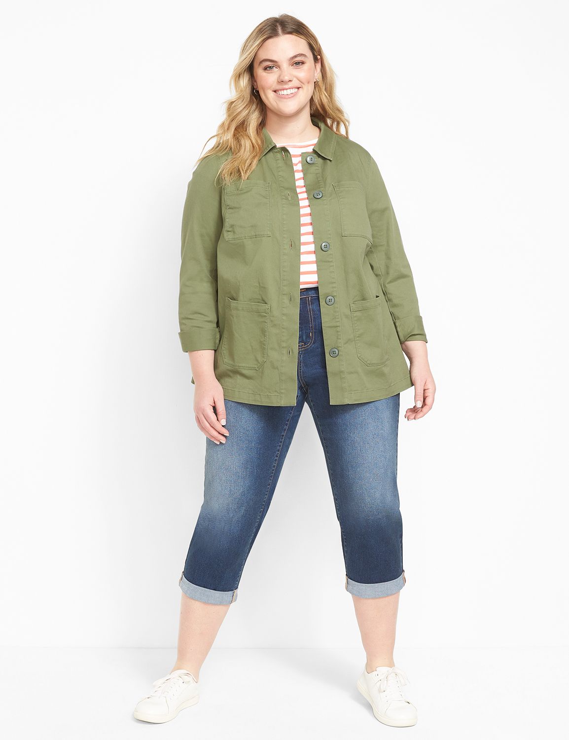 BOYFRIEND CAPRI 23"- DOWNTOWN WASH Product Image 3