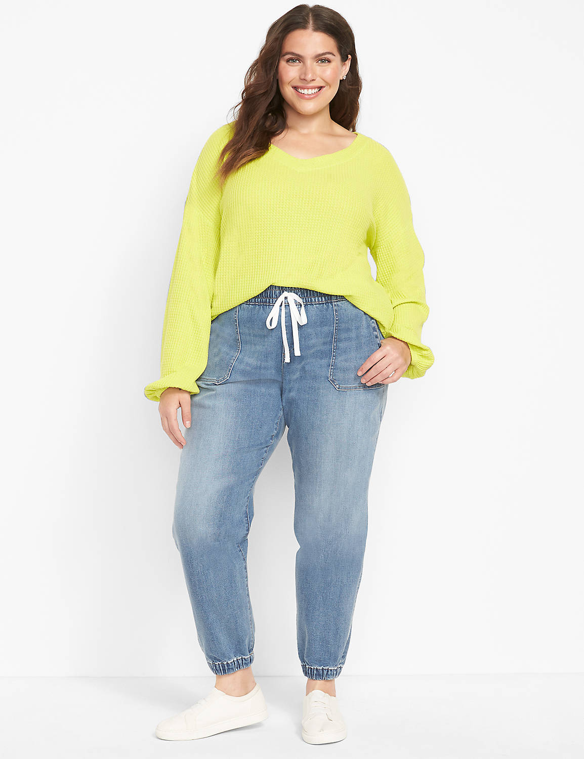 PULL ON BOYFRIEND JOGGER - LANA WAS Product Image 1
