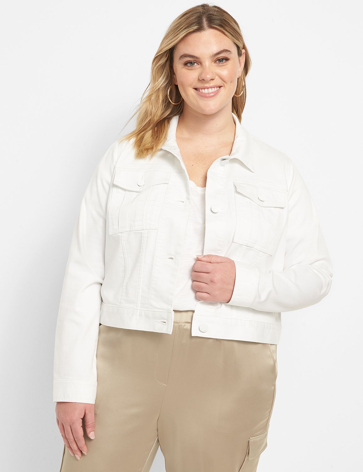 Lane Bryant All White Jeans On Sale