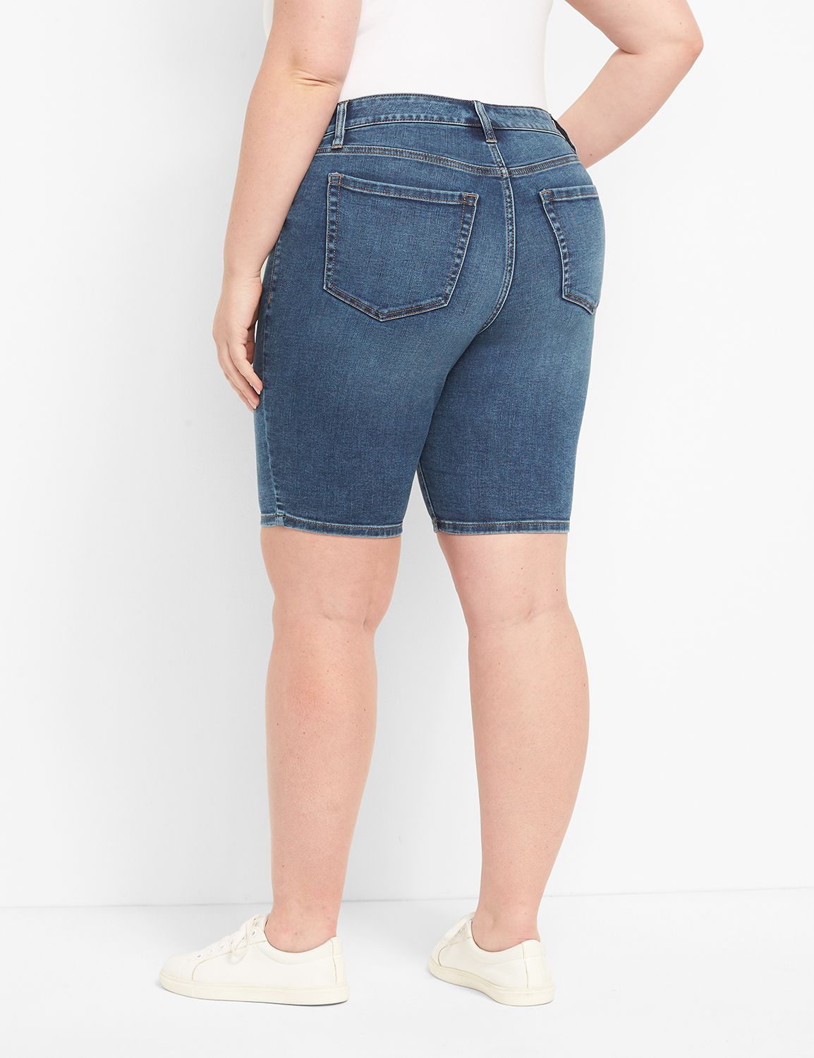 Lane bryant sales denim shorts