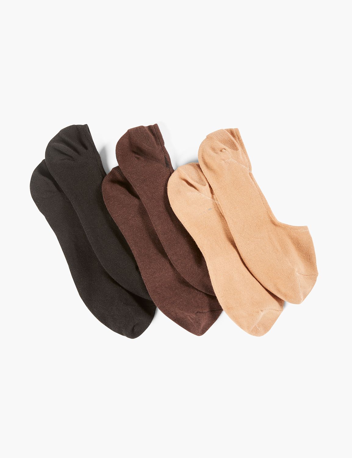 3-Pack No-Show Socks Product Image 1