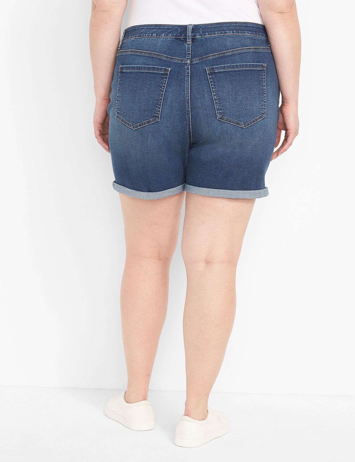 SIGNATURE FIT DENIM BOYFRIEND MIDI Product Image 2