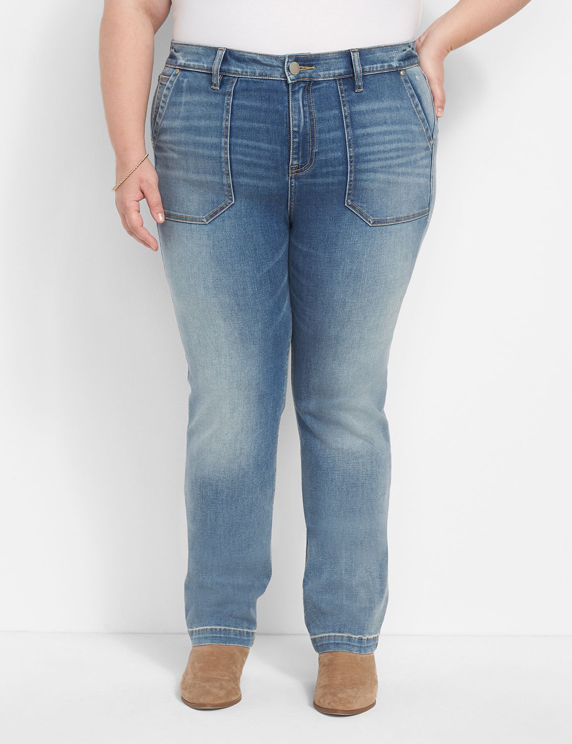 STRAIGHT FIT HIGH RISE STRAIGHT -KD Product Image 1