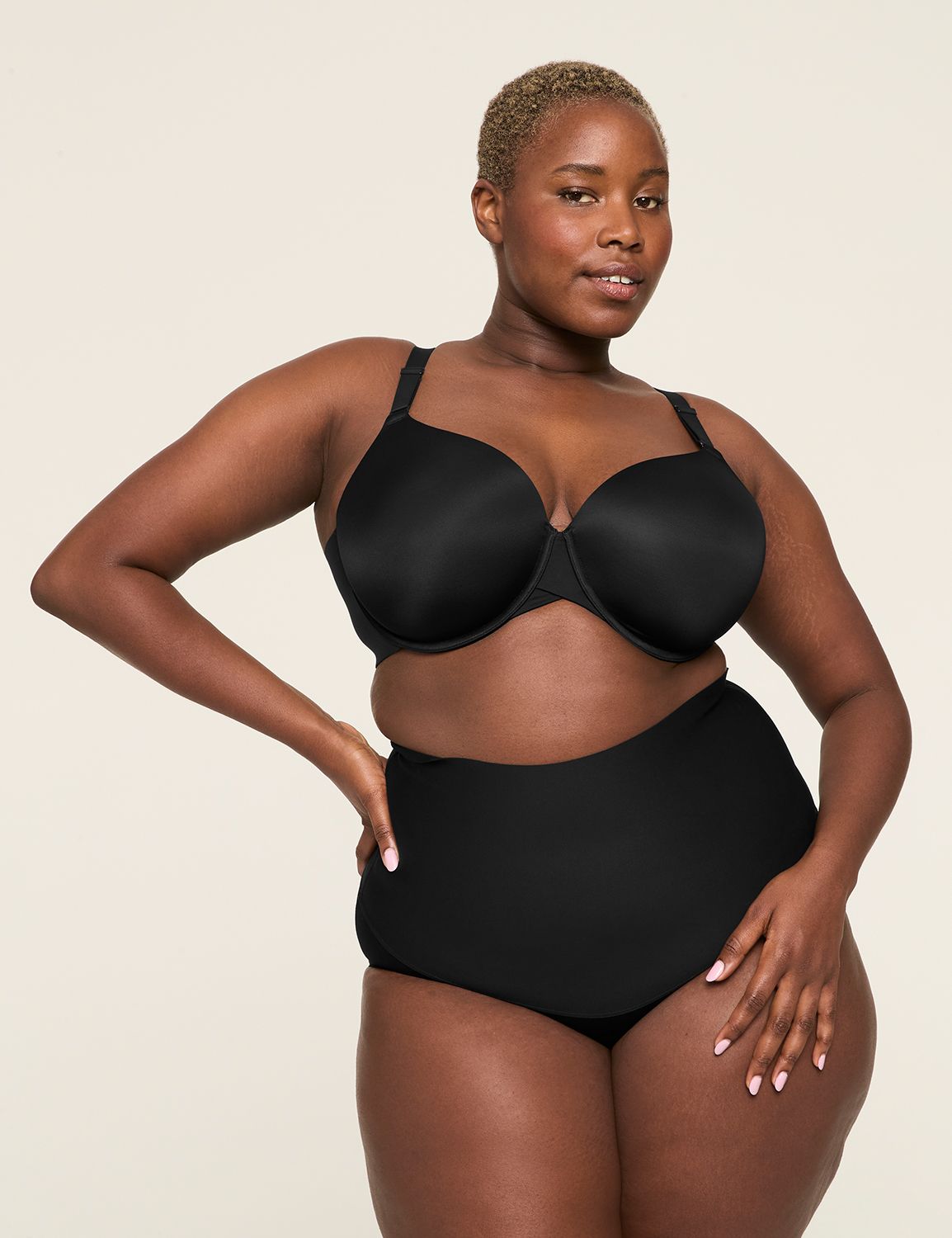 Plus Size - Full-Coverage Balconette Lightly Lined Smooth 360