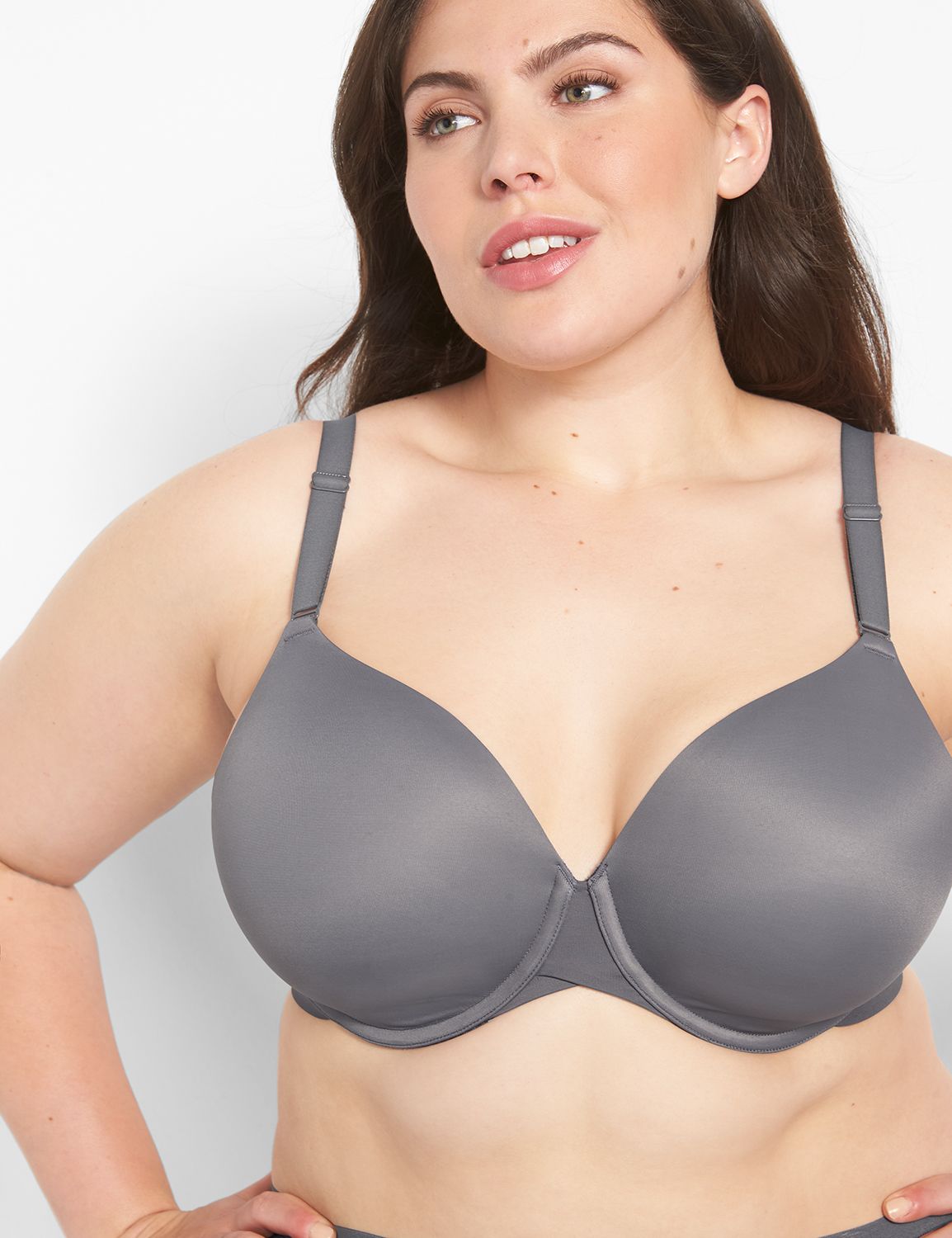 Totally Smooth Lightly Lined Full Coverage Bra, LaneBryant