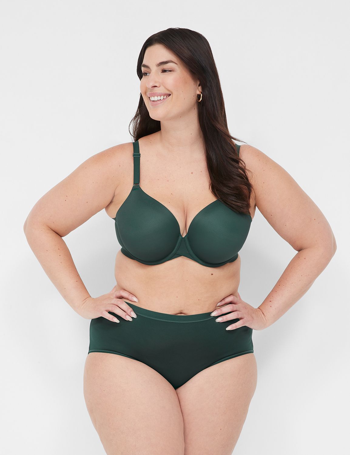 Totally Smooth Lightly Lined Max Coverage Bra, LaneBryant