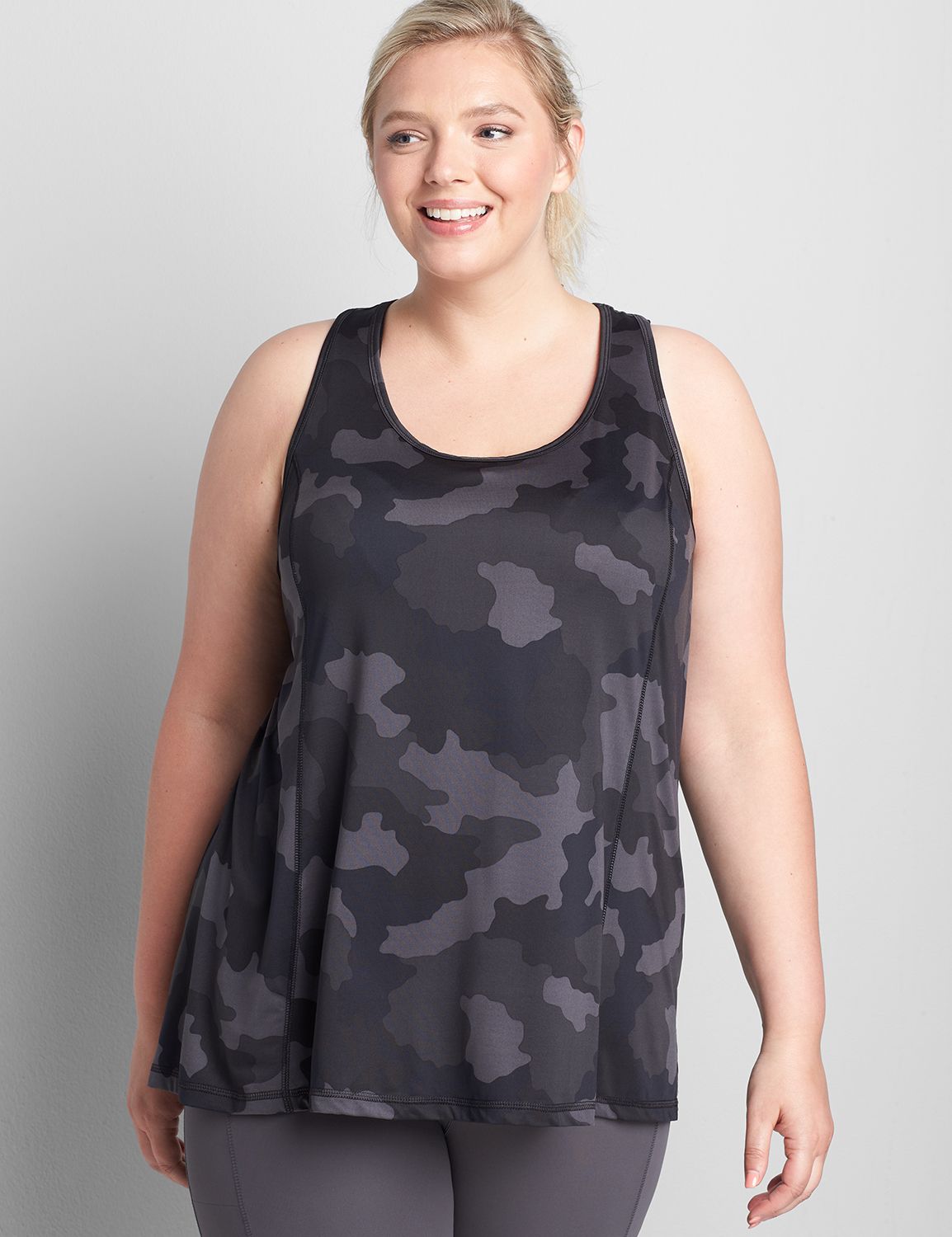 LIVI Active Wicking Tank - Draped Back Product Image 1