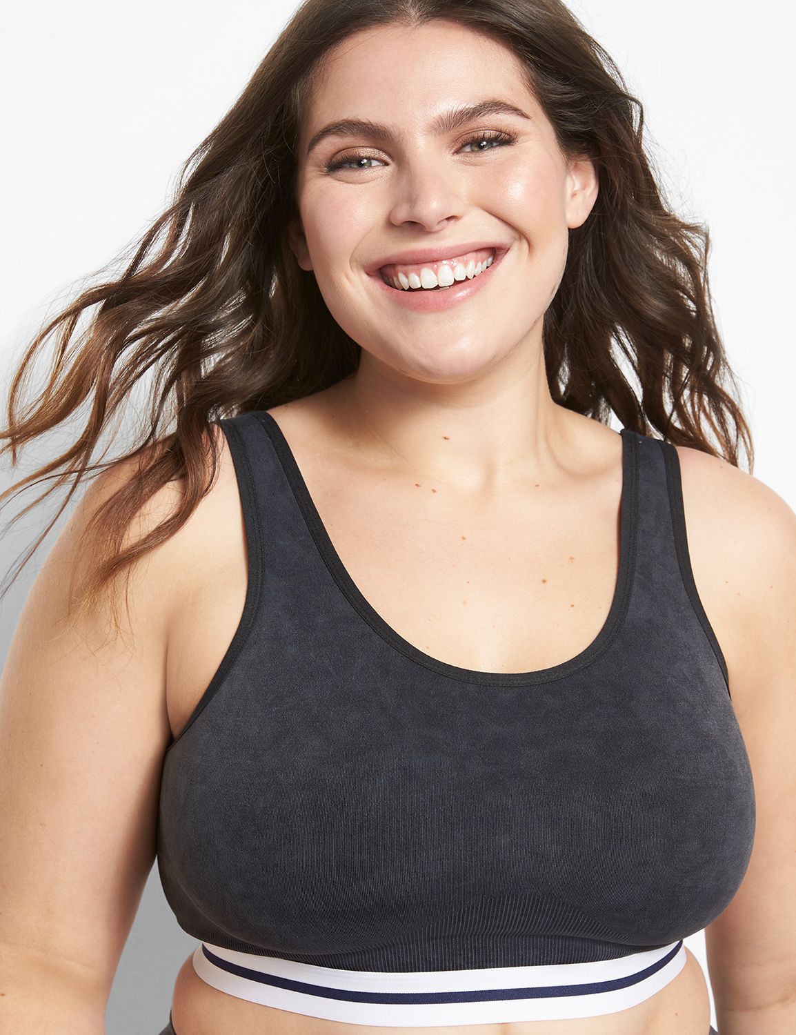 Seamless SunWashed Scoop Bralette S | LaneBryant