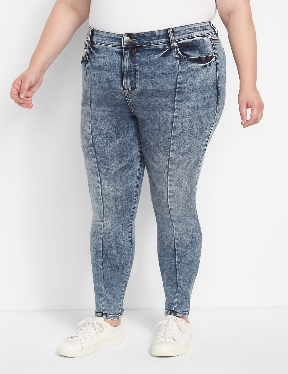 Lane bryant high store rise skinny jeans