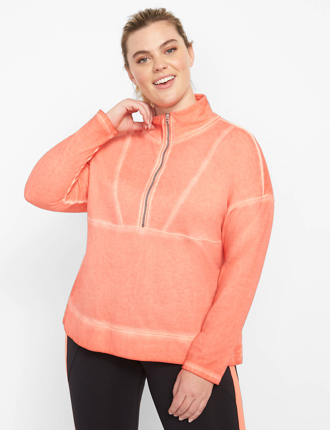 Long Sleeve Half Zip Pullover S 112 Product Image 1