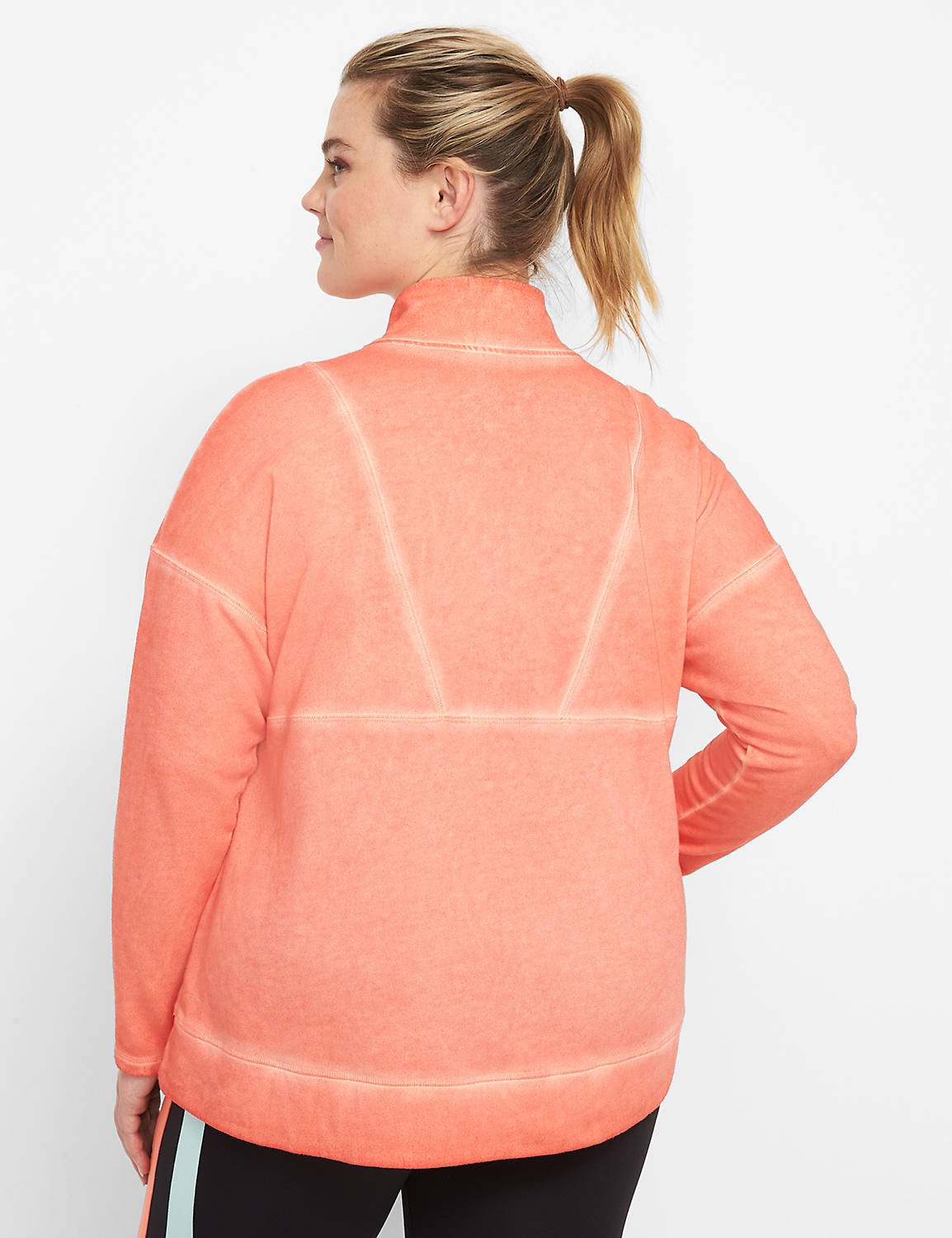 Long Sleeve Half Zip Pullover S 112 Product Image 2