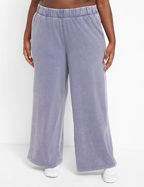 LIVI French Terry Wide Leg Pant