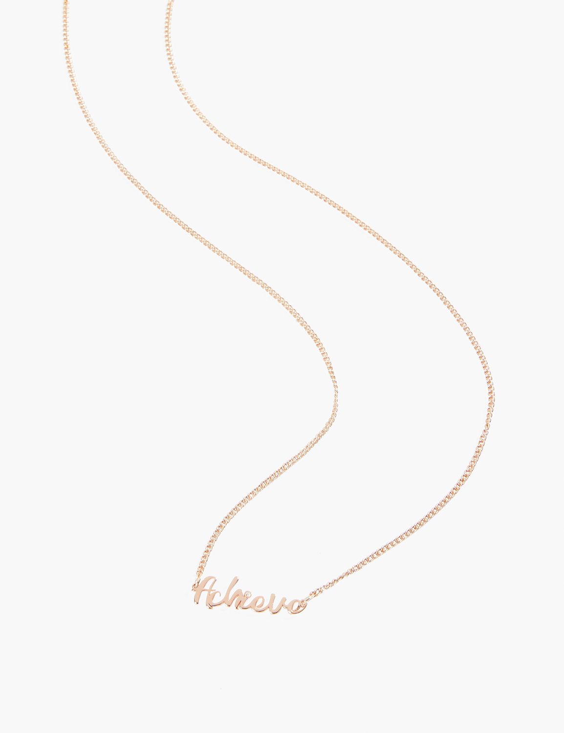SCRIPT ACHIEVE NECKLACE Product Image 1