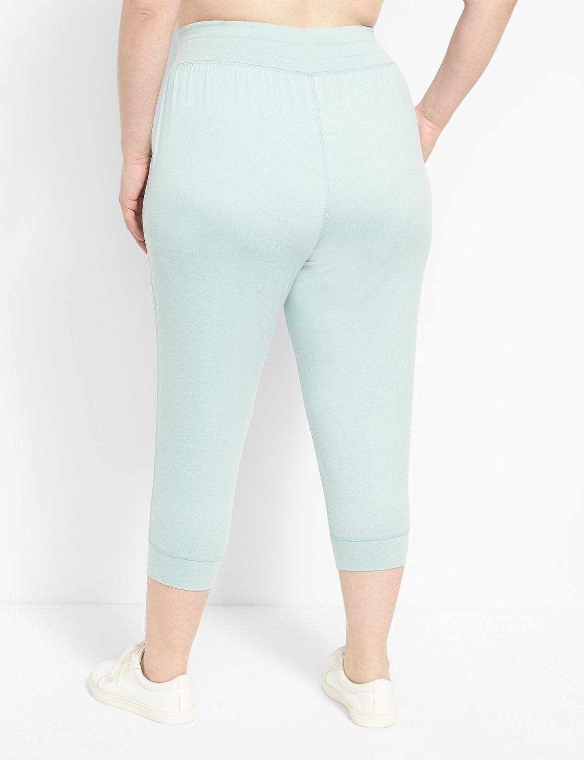 4way stretch high rise capri pants baby blue | 38 | 530732/25/38