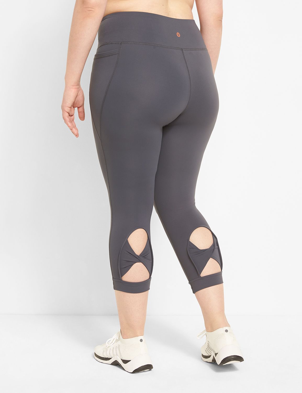 LIVI Soft HighRise Capri Legging With Pockets LaneBryant