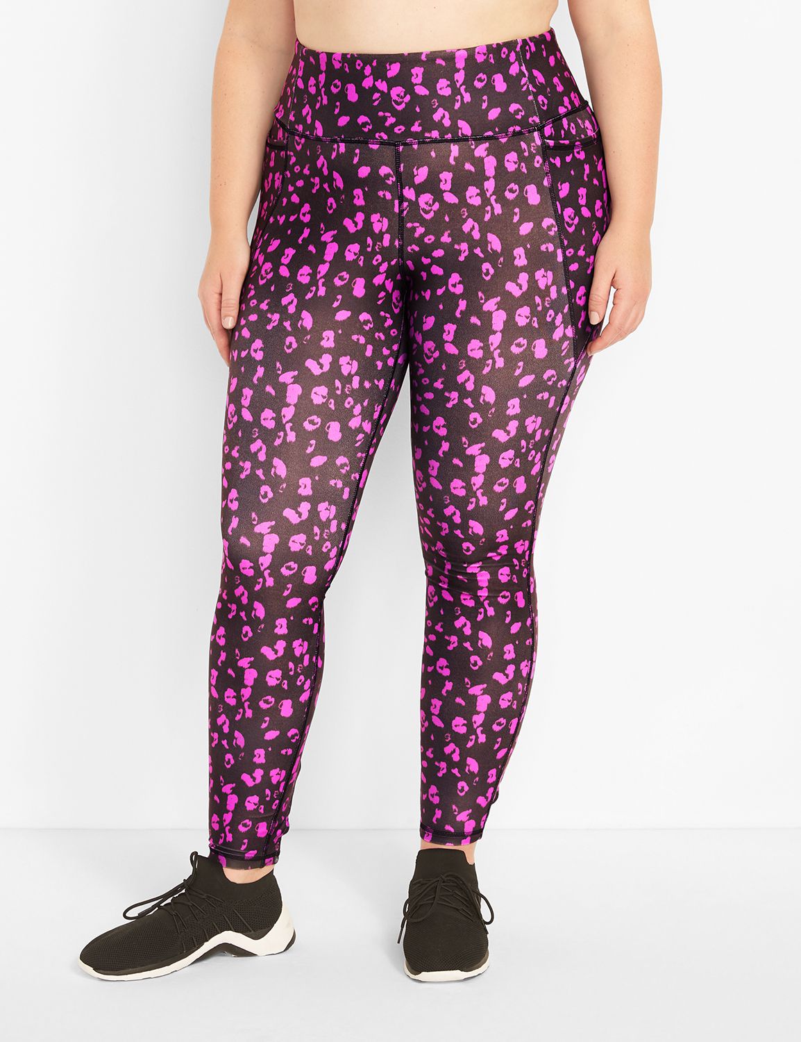 Lane Bryant Wicking Active 7/8 Legging - Floral