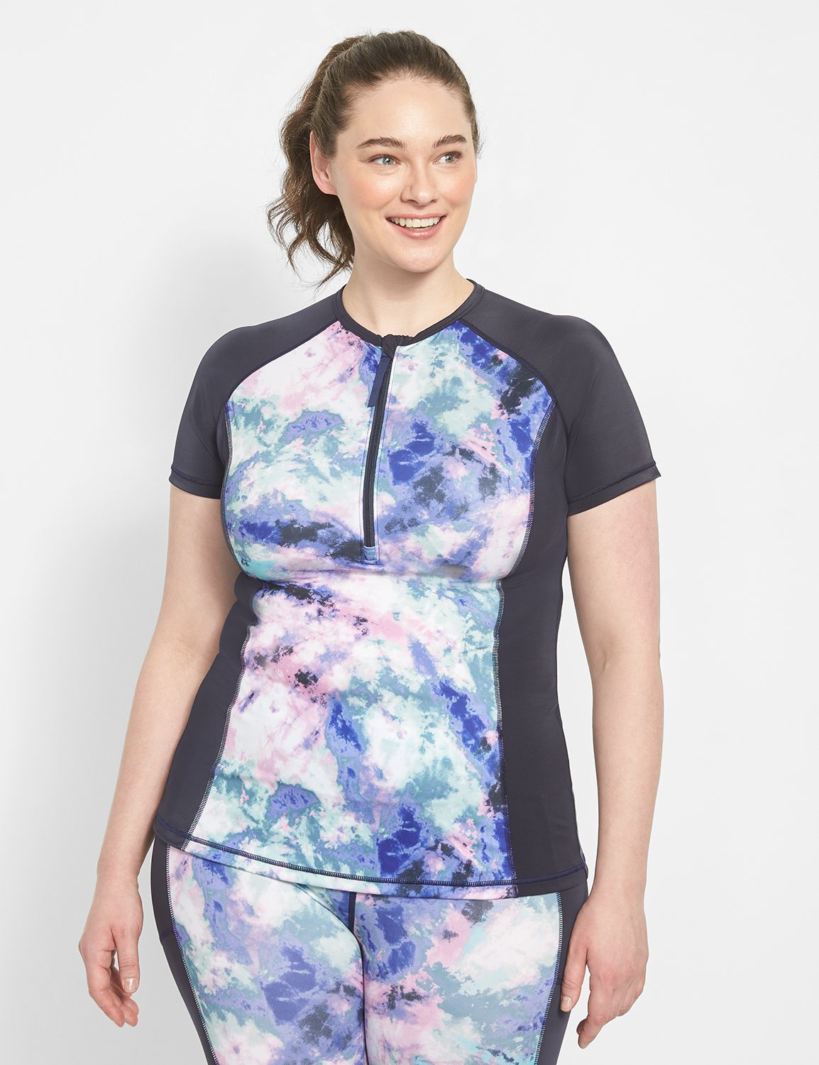 LIVI Swim Rash Guard LaneBryant