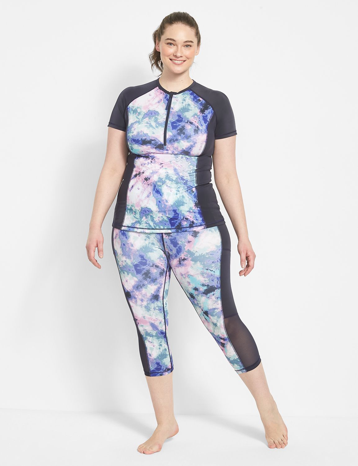 LIVI Swim Rash Guard LaneBryant