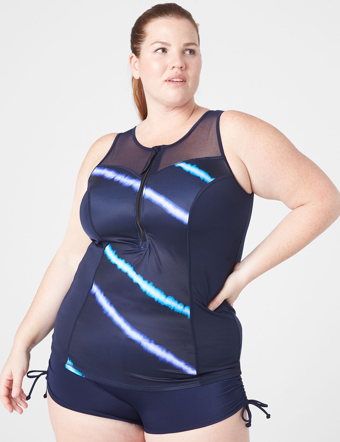 Livi NW Half Zip Tankini S 1124914 Product Image 1