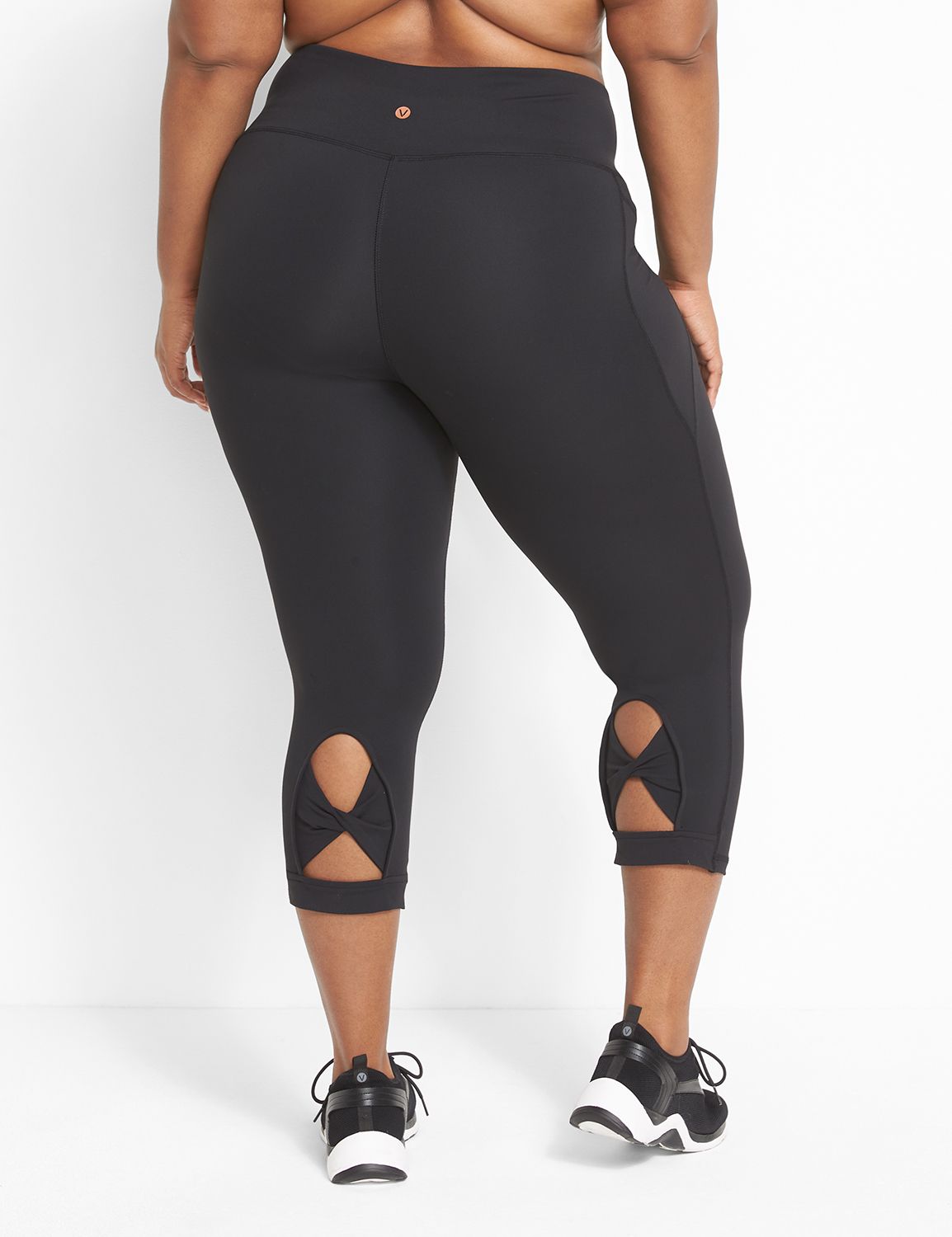 Plus Size - High-Rise Pocket Capri Swim Legging - Torrid