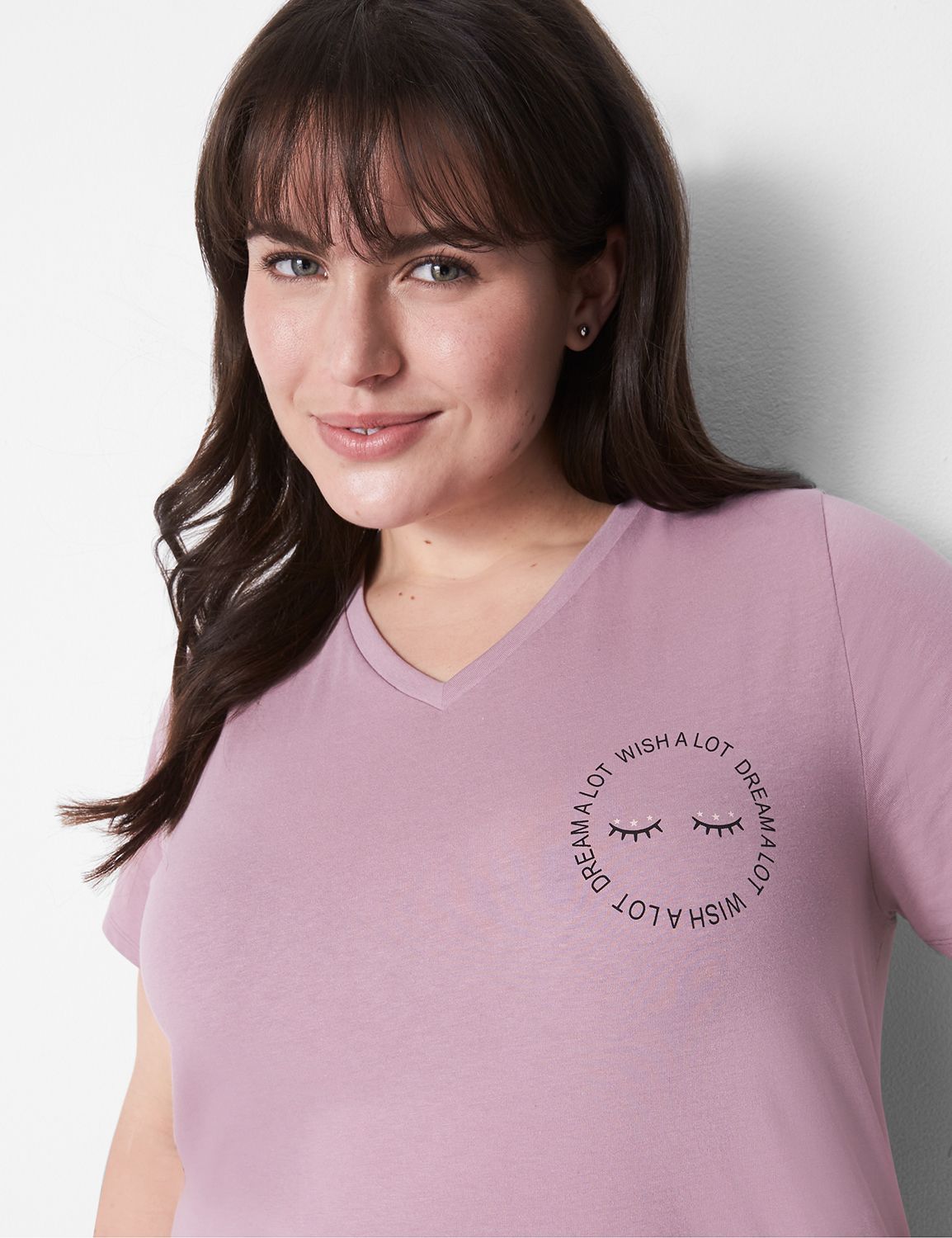 Tee & Cuffed Legging PJ Set LaneBryant