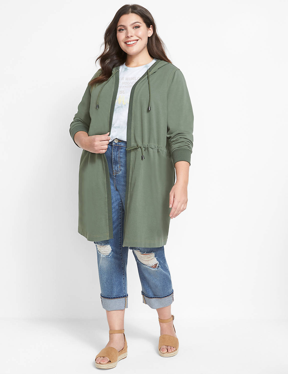 French Terry Casual Anorak 1125161 Product Image 1