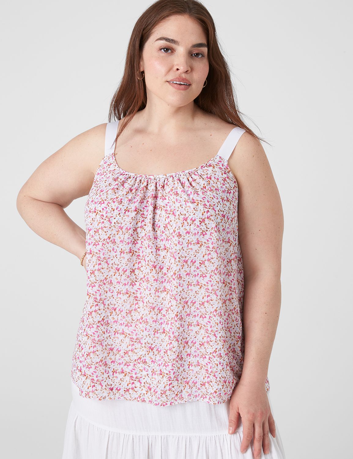 Classic Sleeveless Grosgrain Cami 1 Product Image 1