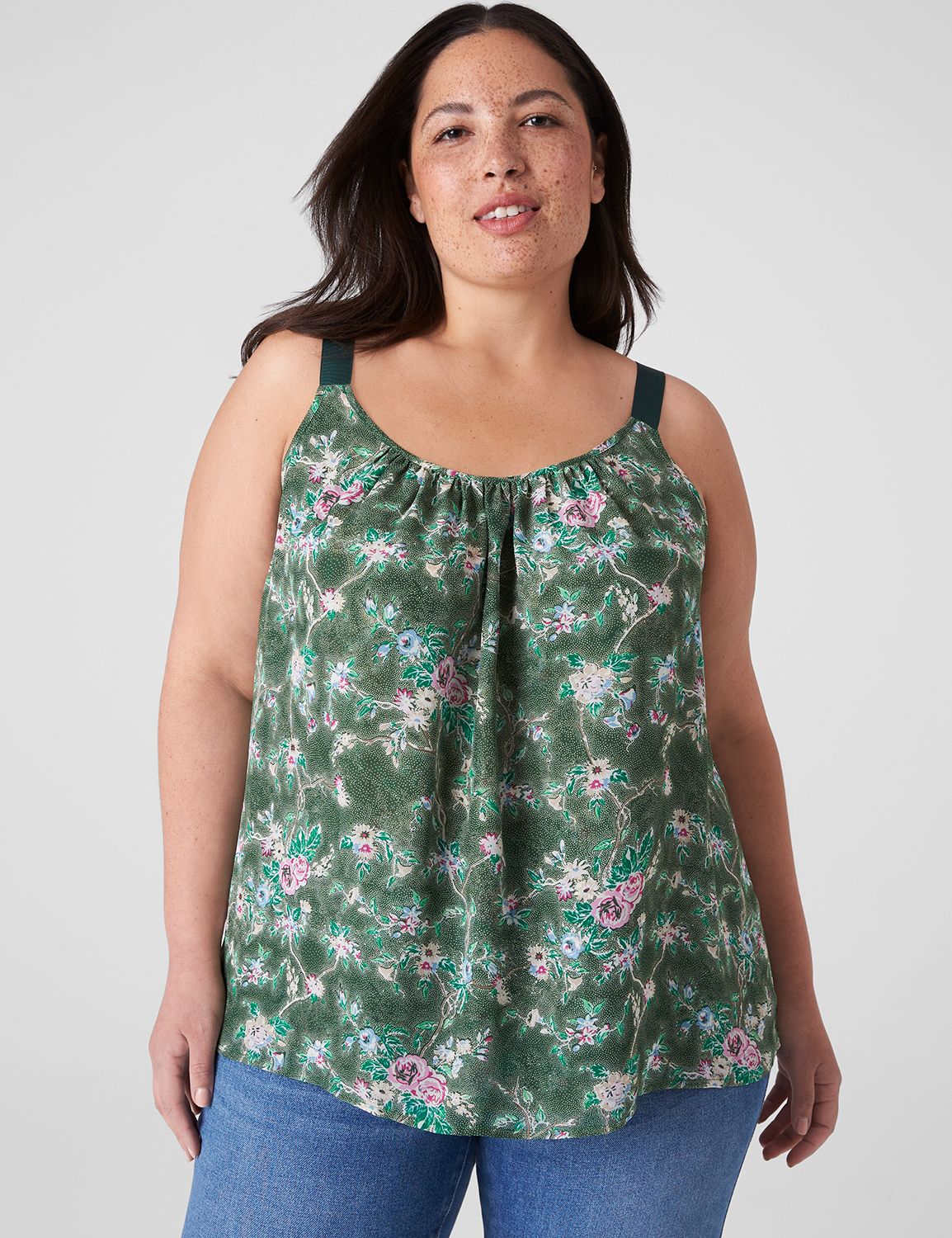 Classic Sleeveless Grosgrain Cami 1 Product Image 1