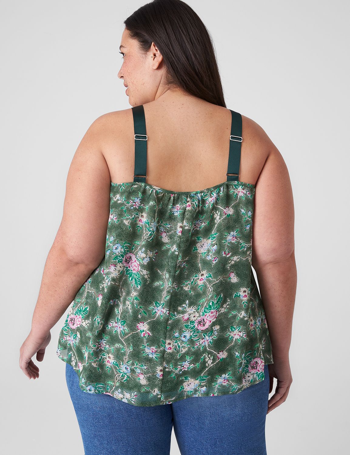 Classic Sleeveless Grosgrain Cami 1 Product Image 2