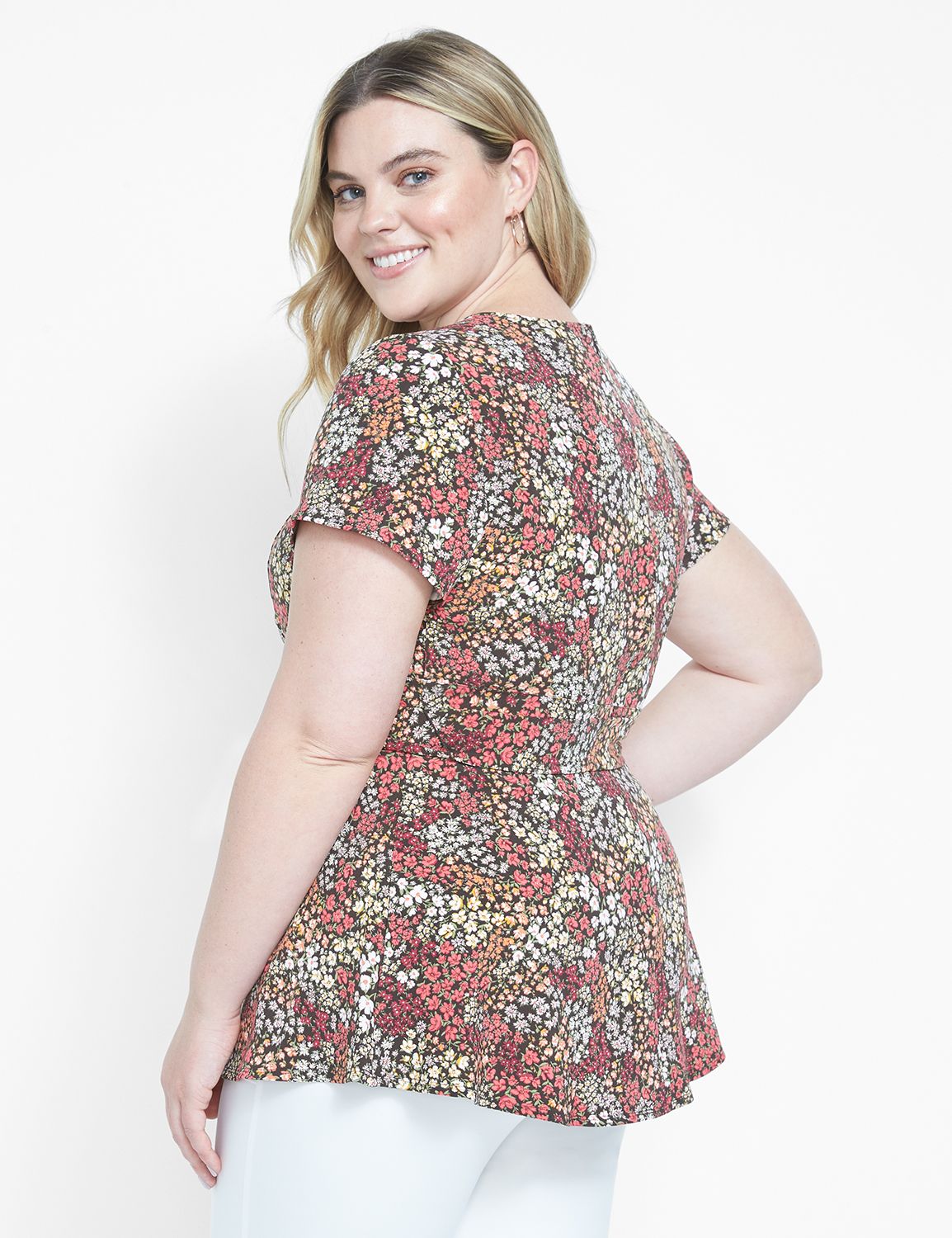 Short Sleeve Crew Neck Lena Top 112 Product Image 2