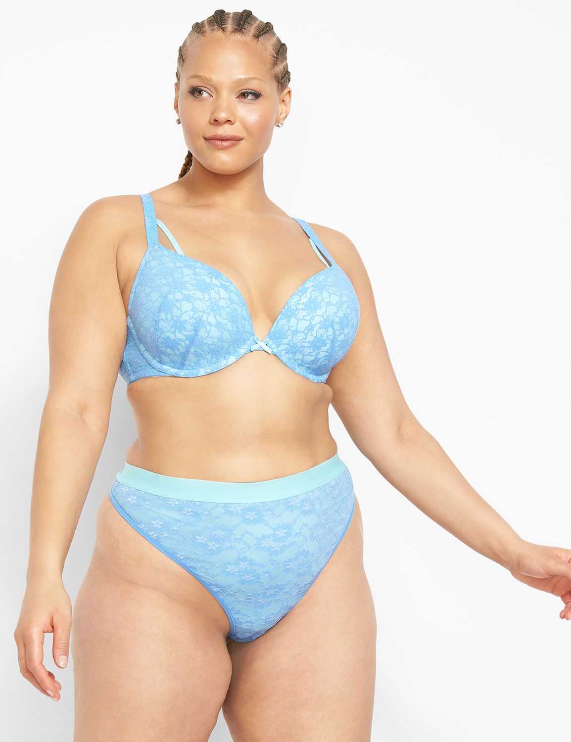 All Over Lace High Waist Ultra High Product Image 1
