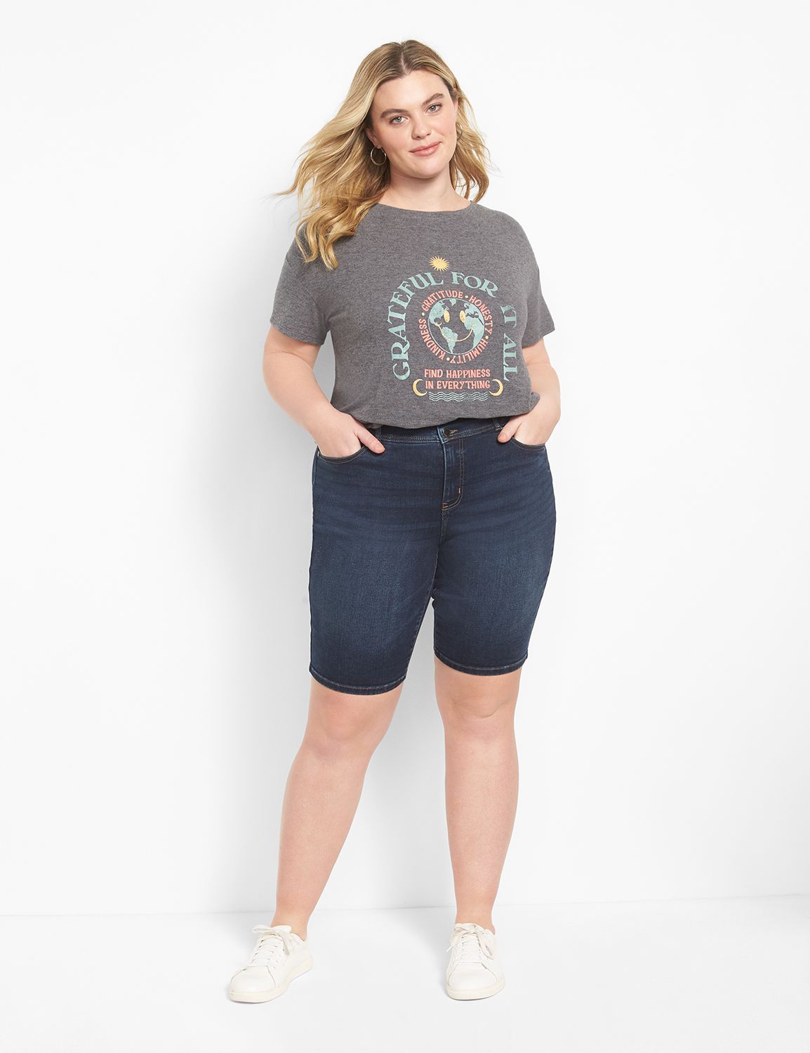 Lane bryant outlet shorts