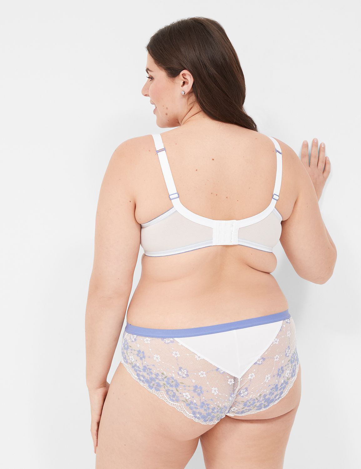 Cacique Lane Bryant Modern Collection Bra Max Boost Plunge w/Lace 44H for  sale online