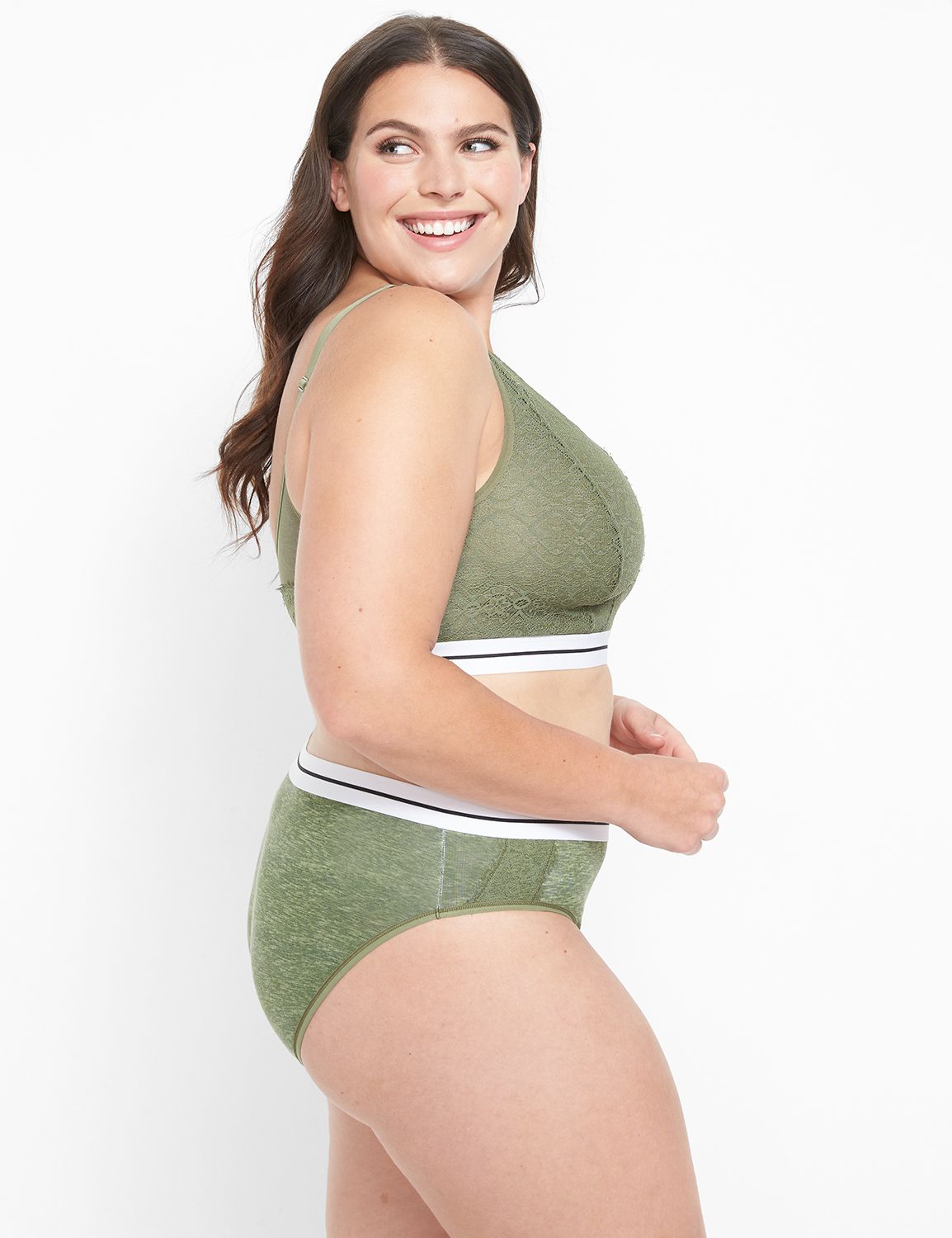 High Apex Bralette French Lace-1124 Product Image 3