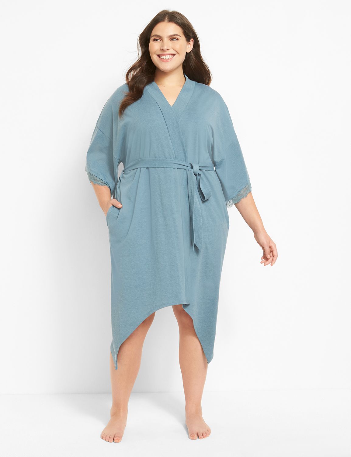 Lane bryant kimono outlet dress