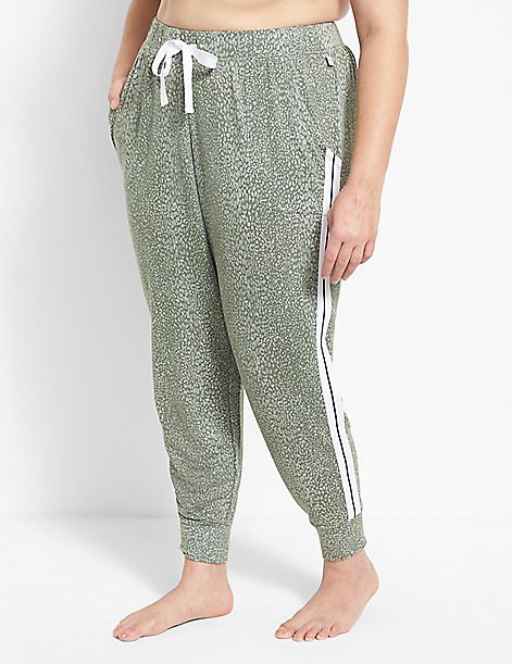 French Terry Striped Jogger 