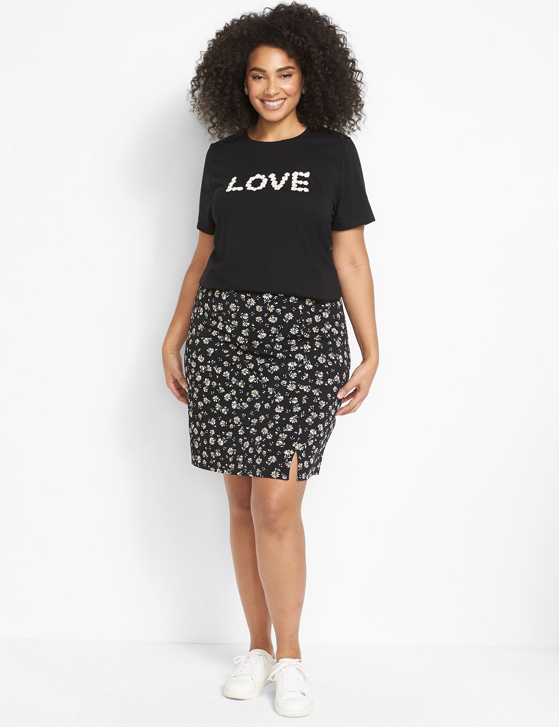 DAISY DATE DENIM SKORT