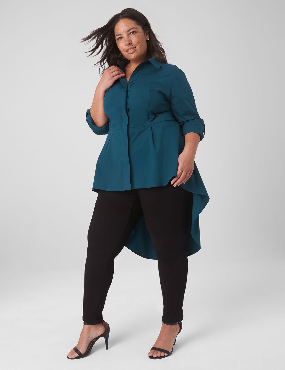 Lane bryant peplum clearance jacket