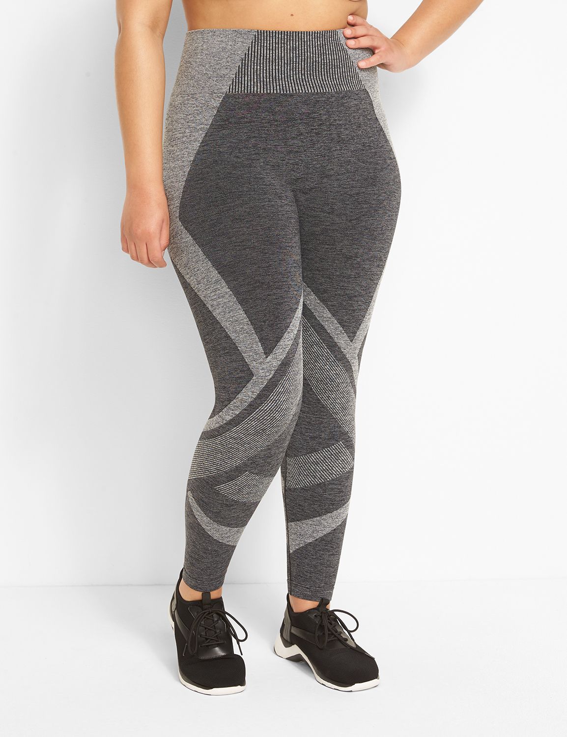 High-Waist Smoothing Leggings - Seamless, LaneBryant