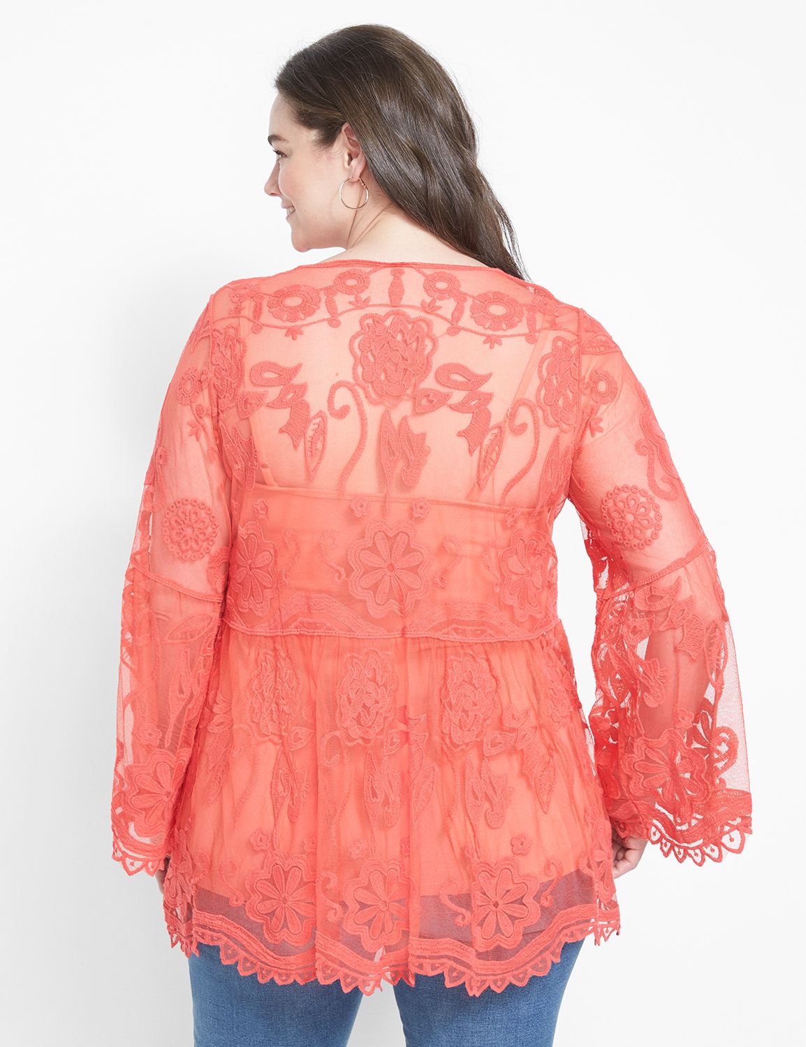 Sheer Mesh Babydoll with Molded Cups - Alluring Evenings