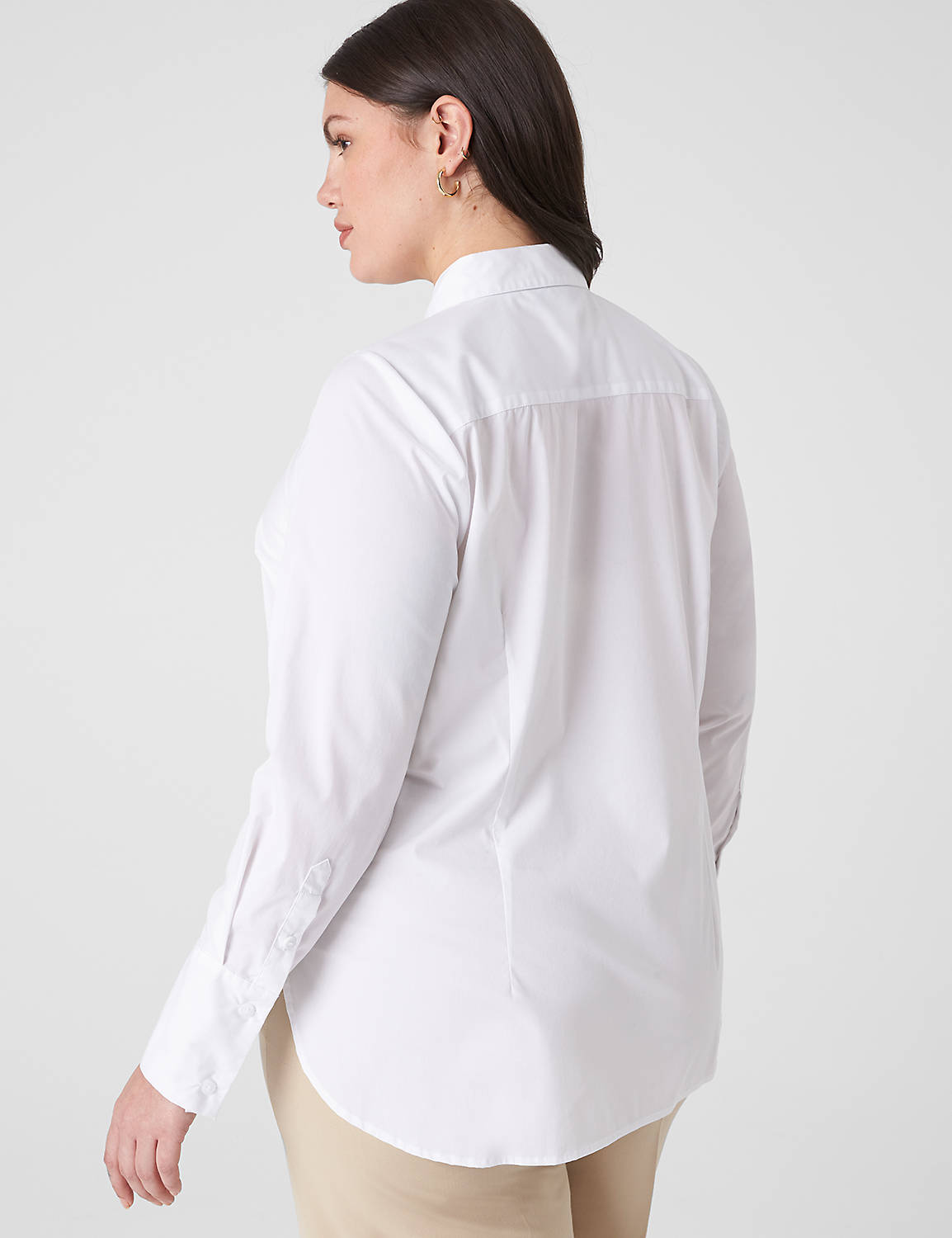 Classic Long Sleeve Button Down Gir Product Image 2