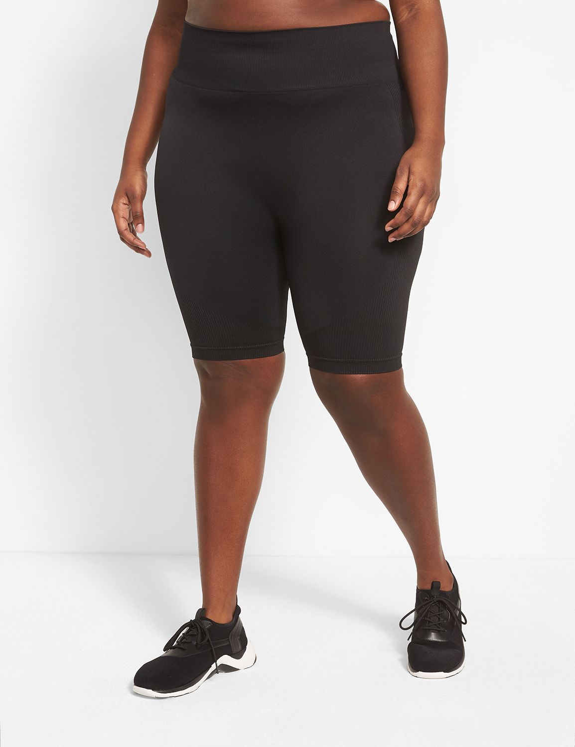 LIVI High Rise Seamless Short Color | LaneBryant