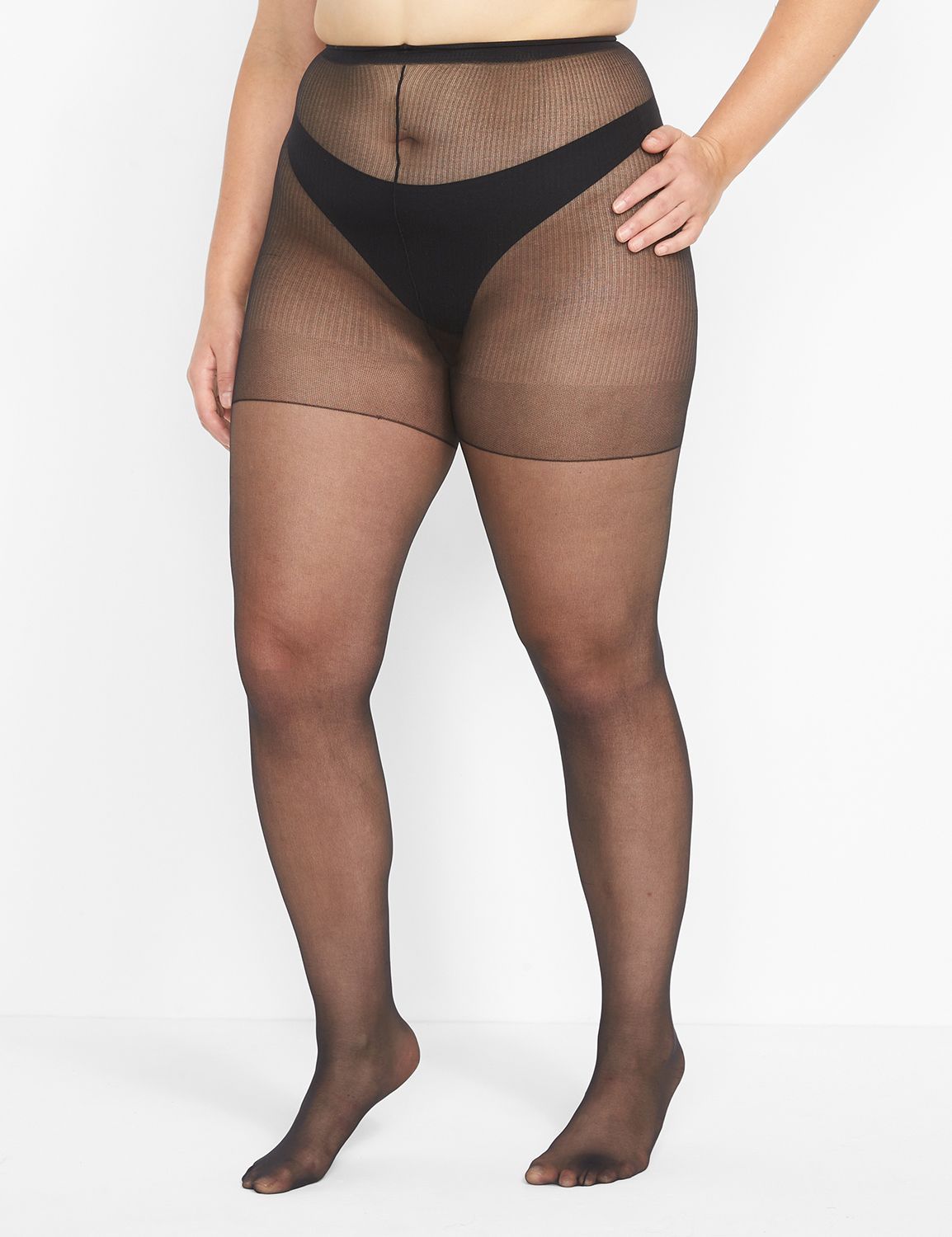 Patterned pantyhose, small fishnet, lace, plus size