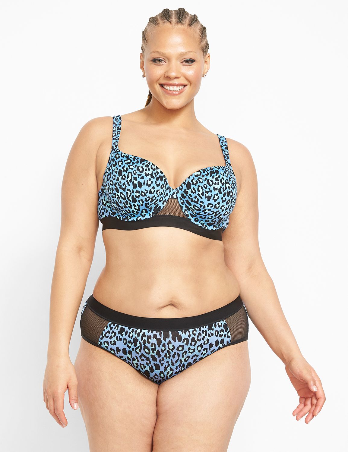 Printed Micro Boost Balconette Mesh Product Image 1