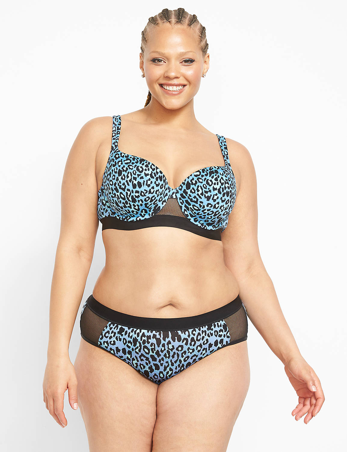 Details about   Cacique Lane Bryant $52 The Modern Collection Boost Balconette Lace Bra 32C