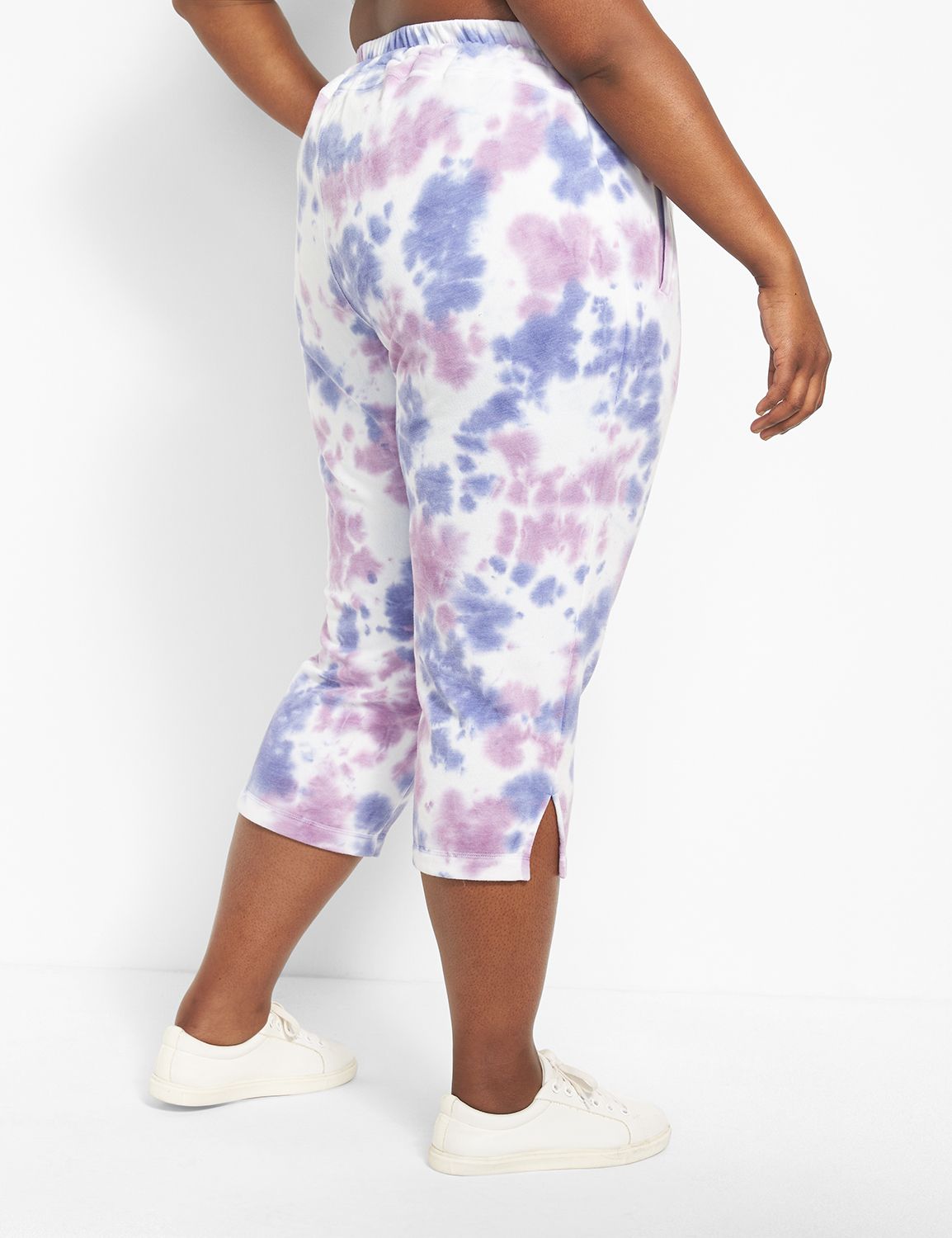 Livi Mid Rise French Terry Capri Jo Product Image 2