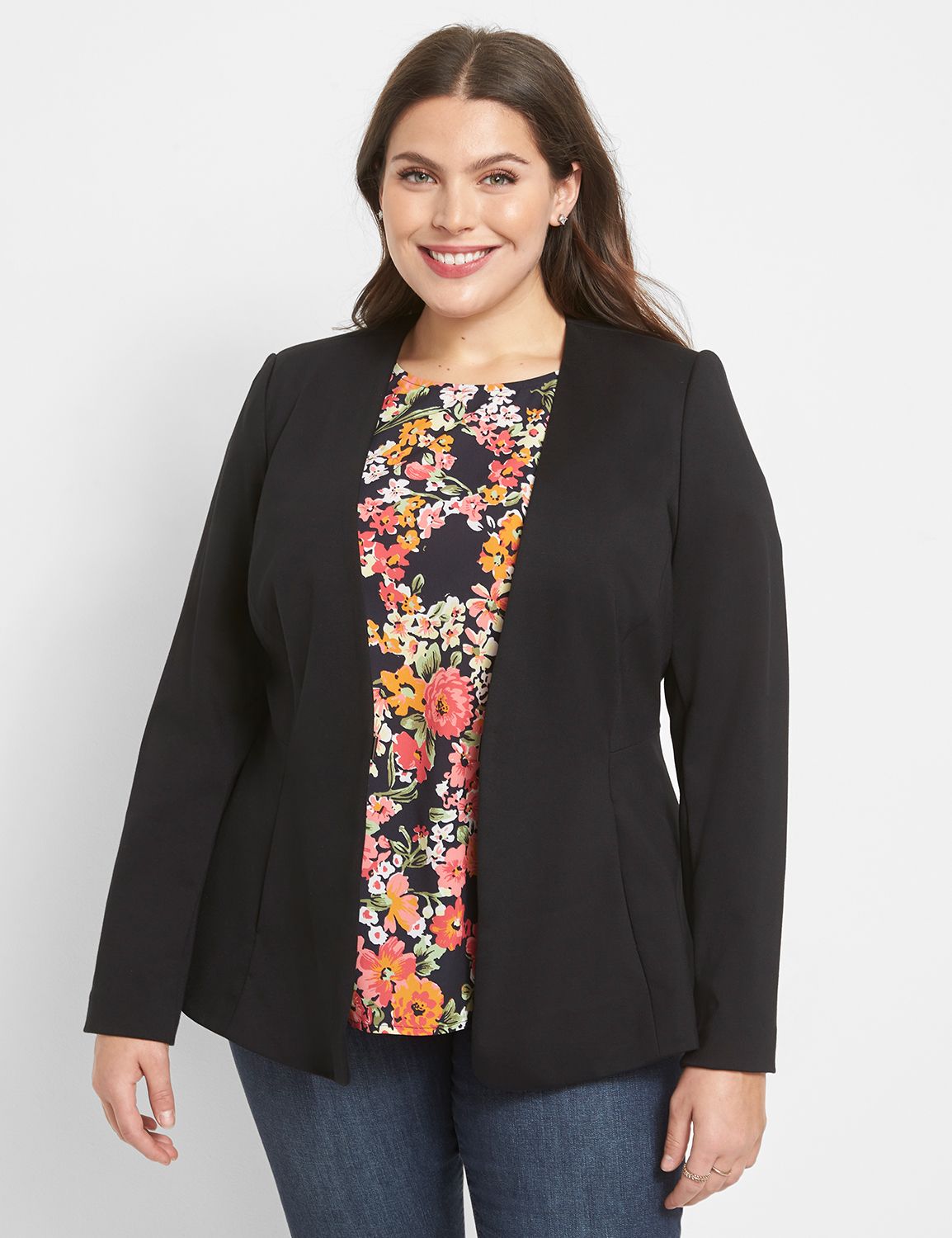 Lane bryant blazer jacket best sale