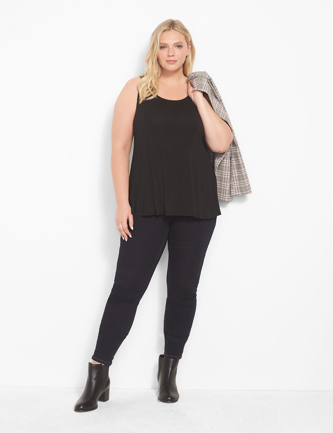 Sleeveless Scoop Neck Fit And Flare Product Image 3