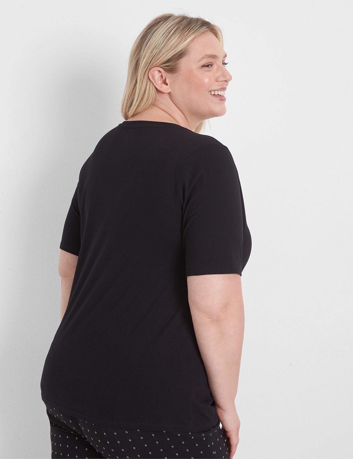 Classic Perfect Sleeve Vneck Tee 11 Product Image 2